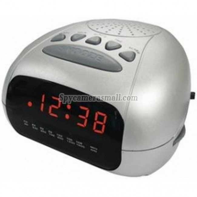Motion Detection Clock Camera Recorder - Motion Detection Wireless FM Radio LED Desk Clock Camera DVR Support 32GB SD Card