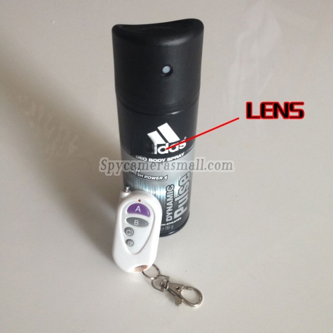 Shower Spy Camera HD Body Spray Bottle New Version 1280x720P
