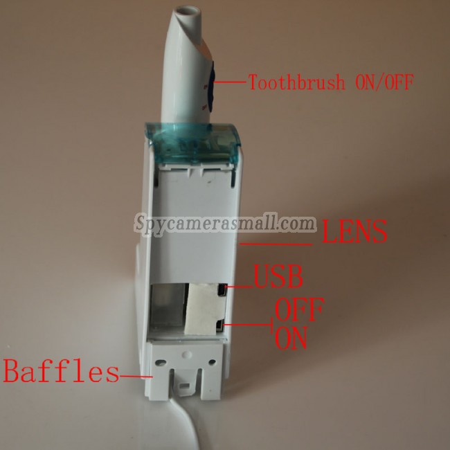 Toothbrush Spy Camera with Wirless Toothbrush Camera Spy  Bathroom HD Wireless Spy Camera Recorder- every day run of the mill Toothbrush, but features a hidden spy camera that can record video in total secrecy,It comes with a wireless receiver Globle Free