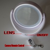 LED Lighted Double Sided Mirror Hidden Bedroom Spy HD Camera DVR 8GB 1280x720